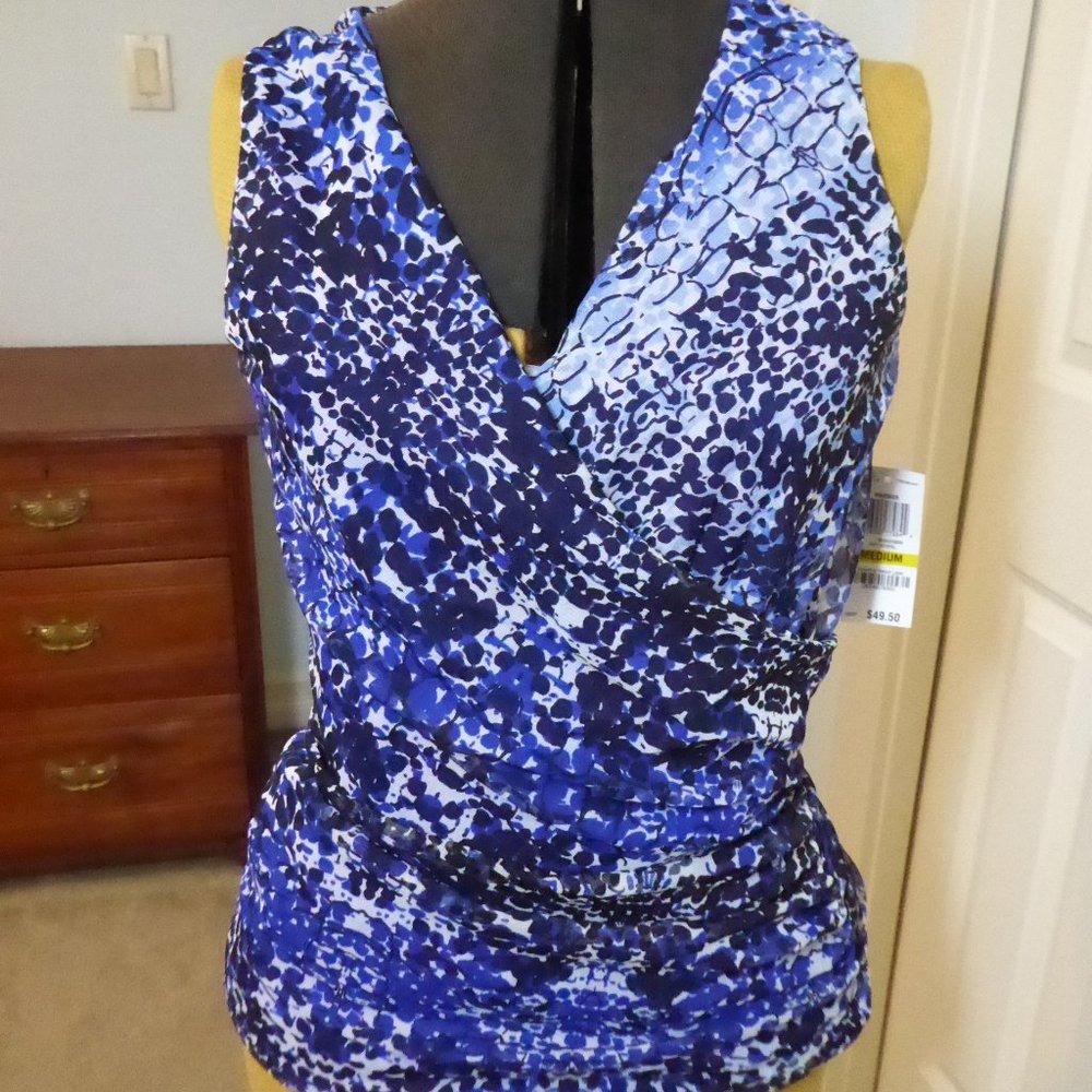INC Sleeveless Dressy Top